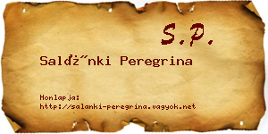Salánki Peregrina névjegykártya